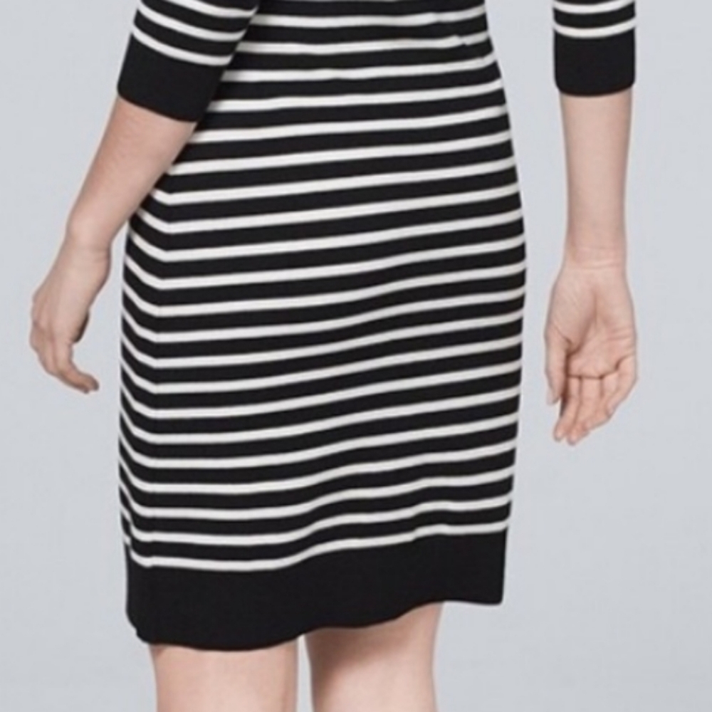 White House Black Market Striped Dress - Picture 2 of 4